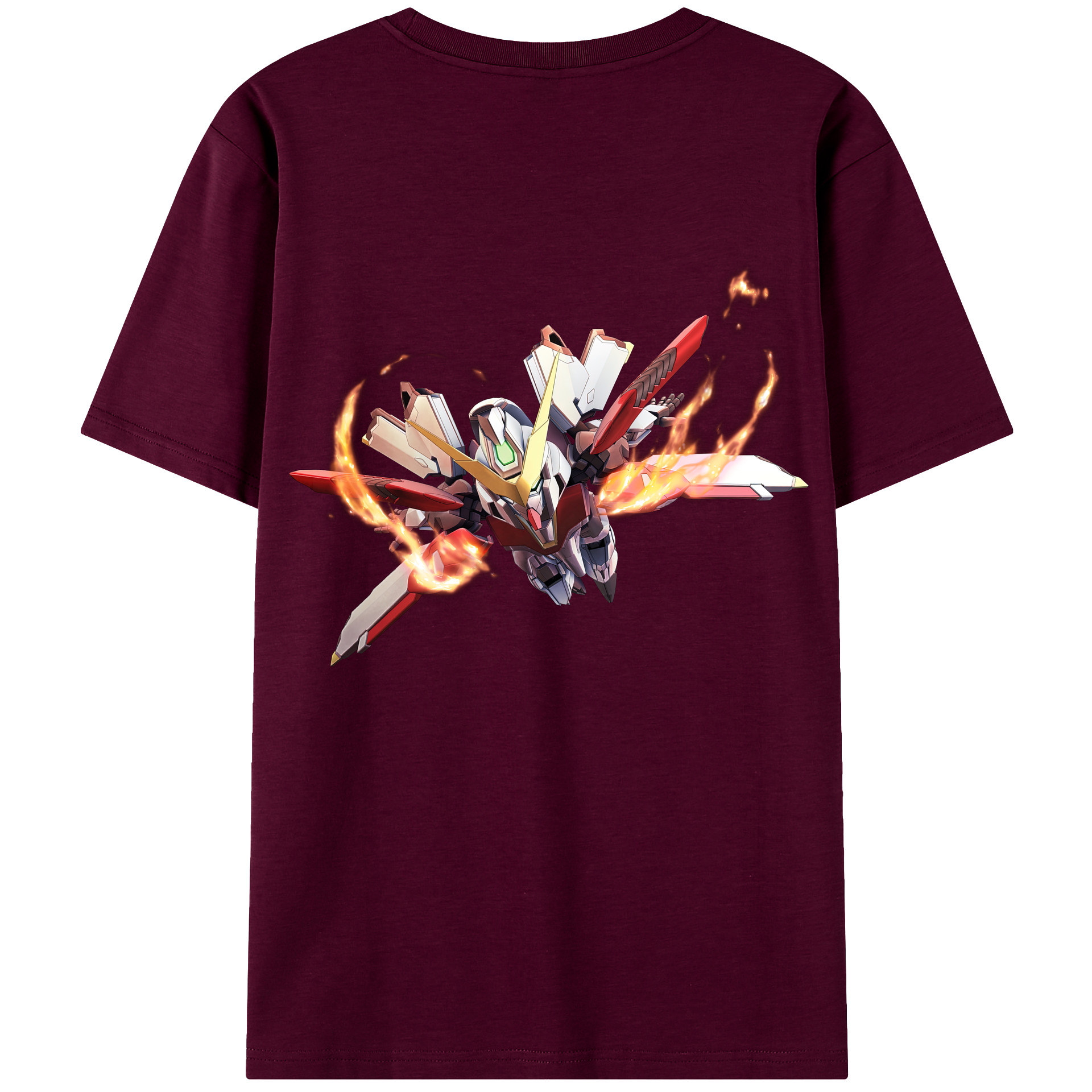 （画像用） 機動戦士ガンダム Mobile Suit Gundam レディース半袖Tシャツ(バックプリント)